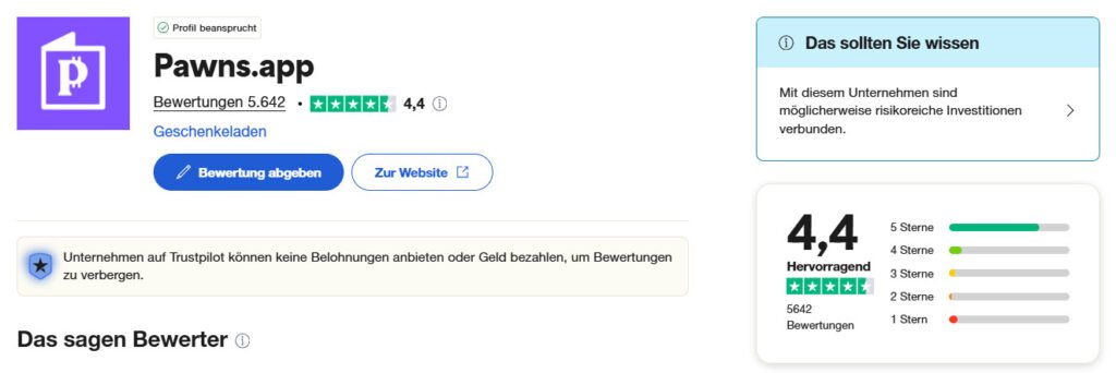User reviews