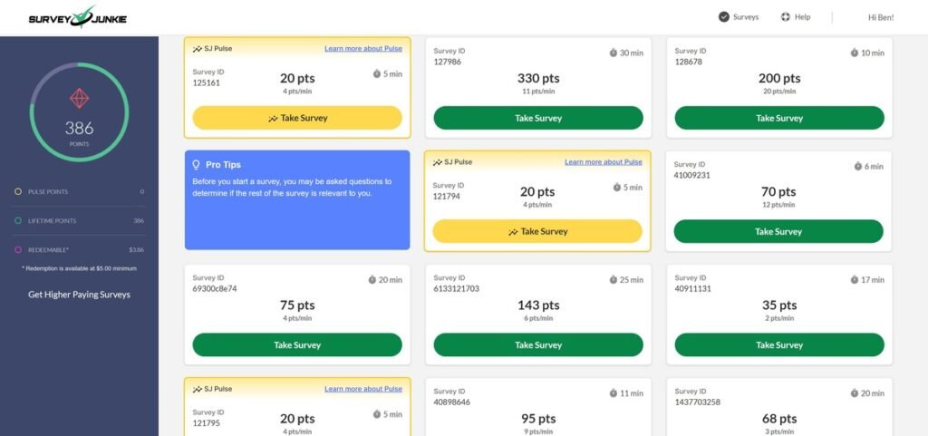 Install the Survey Junkie Pulse browser extension