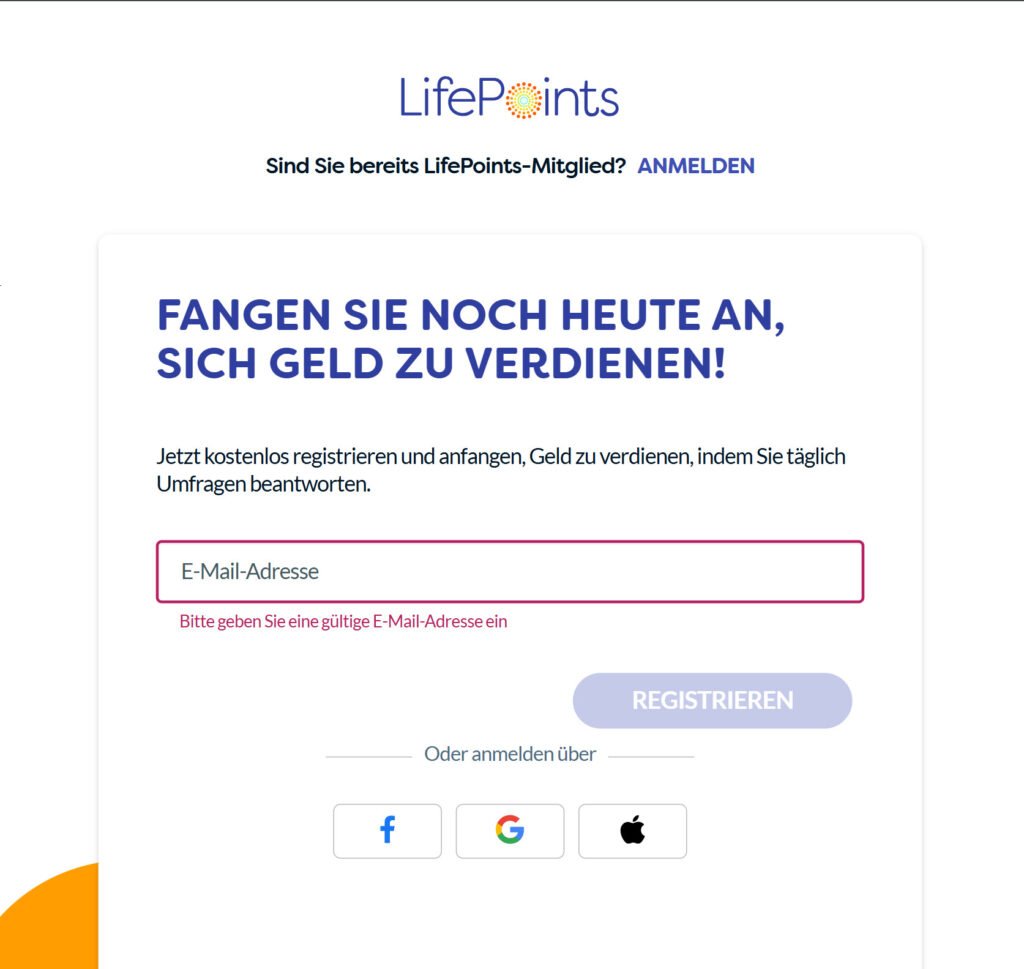 Anmeldung